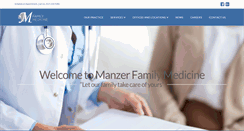 Desktop Screenshot of manzerfamilymedicine.com